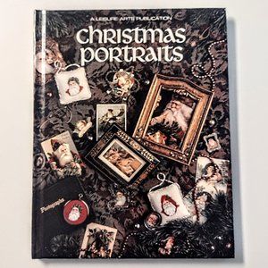 CHRISTMAS PORTRAITS Cross Stitch Pattern Book ~ Leisure Arts ~ Excellent Cond.